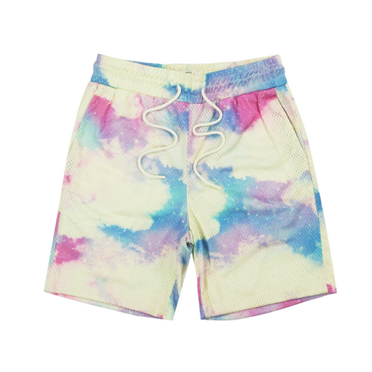 Cloudy Mesh Shorts (Vanilla Sky) /C3