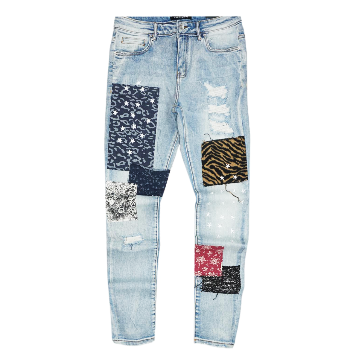 Gerard Patchwork Denim (Blue) /C8