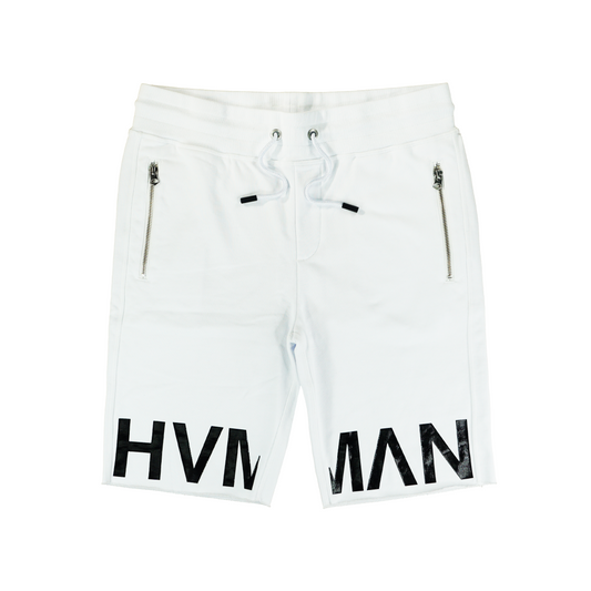 HVMAN French Terry Sweatshort (White) /C8